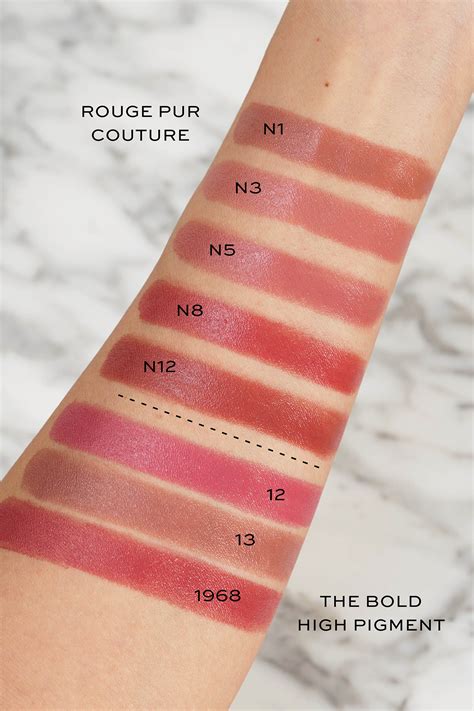 ysl rouge pur couture 58 swatches|ysl rouge pur couture commercial.